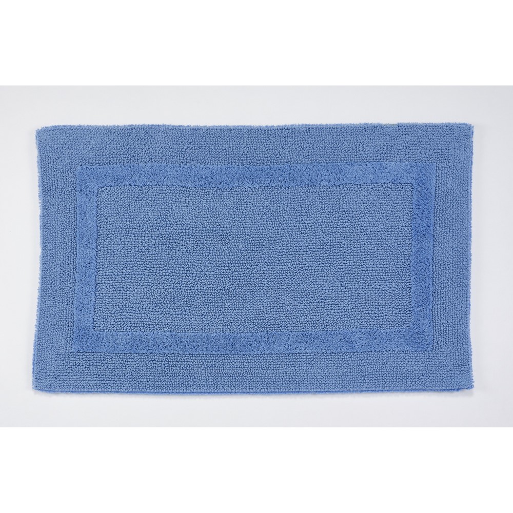 Reversible Bath Mat 364 by Designer Abyss & Habidecor in Regata Blue